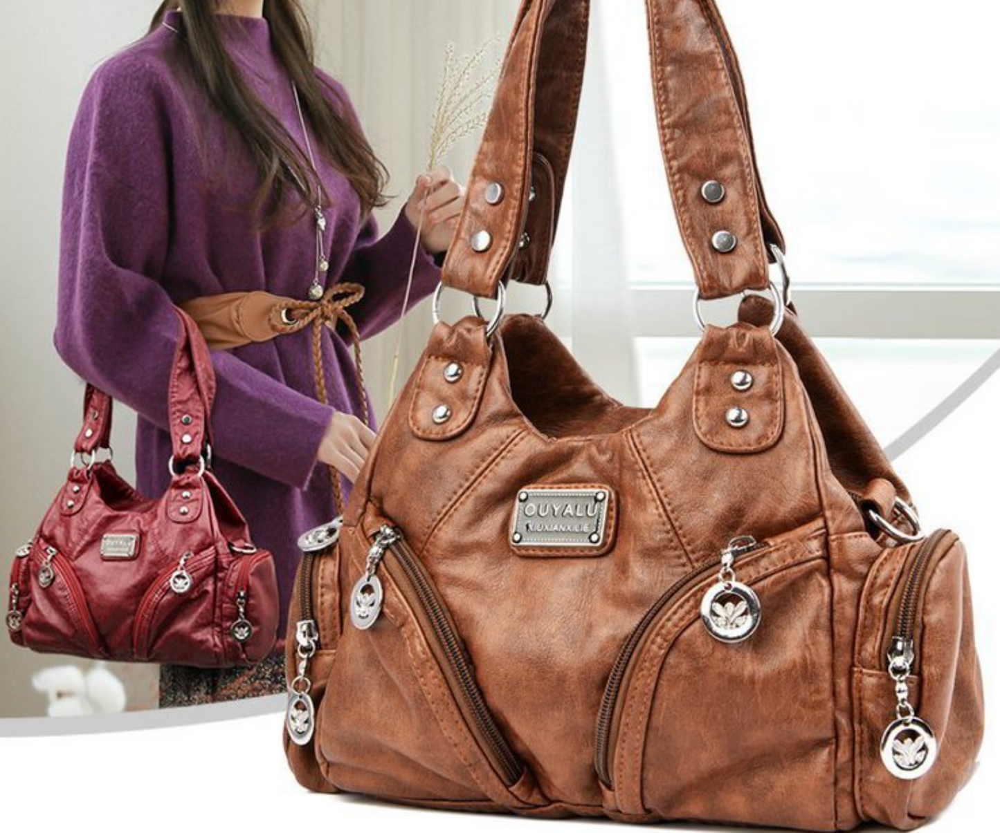 Sac à main multi-poches "Élise" 👜