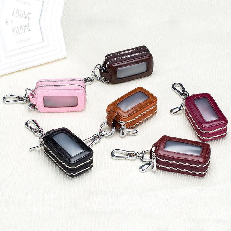 KeyStyle - Étui pour clés de voiture premium à double fermeture éclair