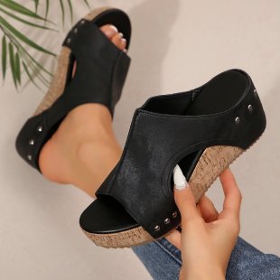 ✨ Sandales Femme Douce Été à Semelle Compensée Confort